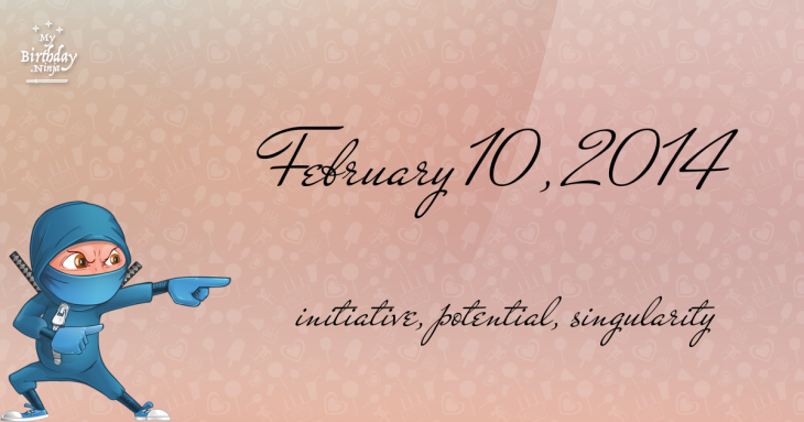 February 10, 2014 Birthday Ninja