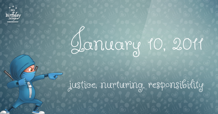 January 10, 2011 Birthday Ninja