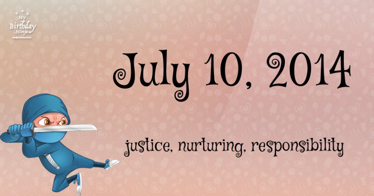 July 10, 2014 Birthday Ninja