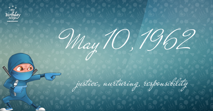 May 10, 1962 Birthday Ninja