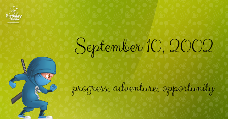 September 10, 2002 Birthday Ninja