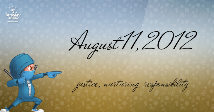 August 11, 2012 Birthday Ninja