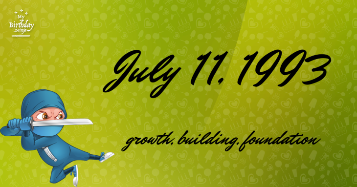 July 11, 1993 Birthday Ninja