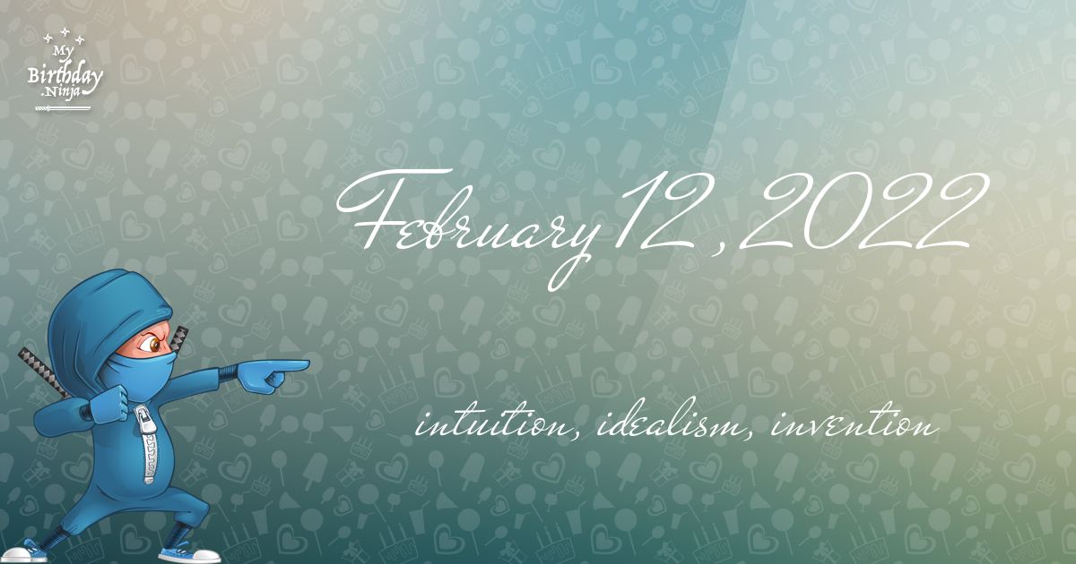 February 12, 2022 Birthday Ninja Poster