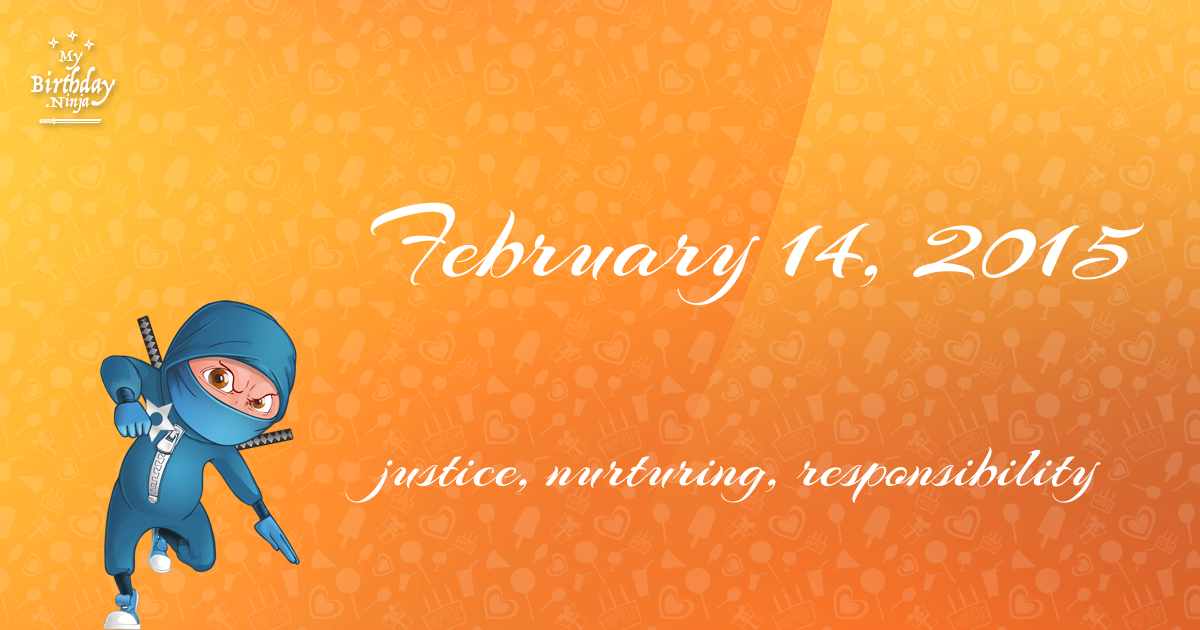 February 14, 2015 Birthday Ninja Poster