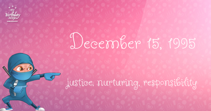 December 15, 1995 Birthday Ninja
