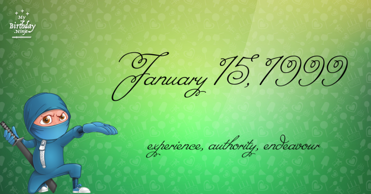 January 15, 1999 Birthday Ninja