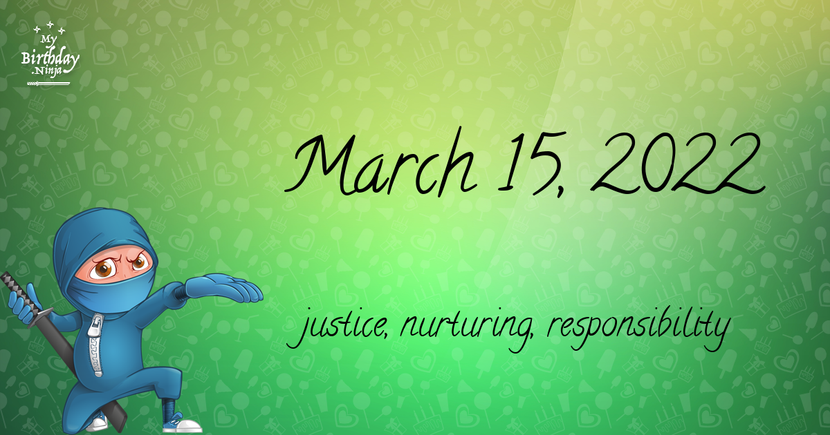 March 15, 2022 Birthday Ninja Poster