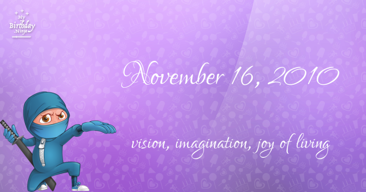 November 16, 2010 Birthday Ninja