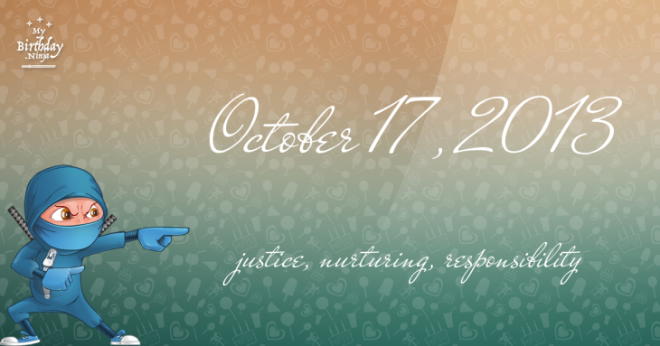 October 17, 2013 Birthday Ninja