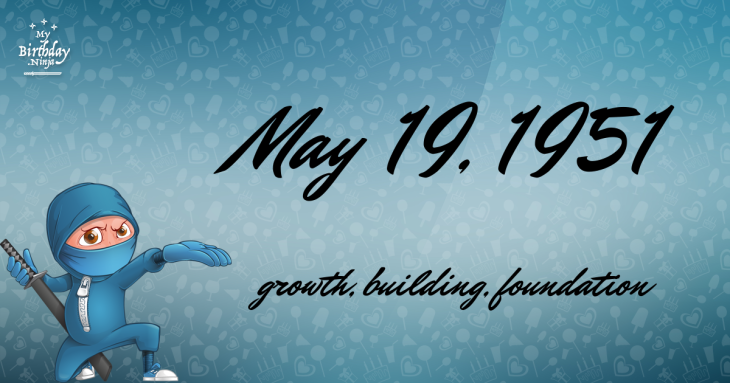 May 19, 1951 Birthday Ninja