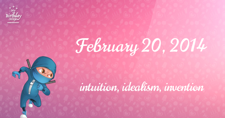 February 20, 2014 Birthday Ninja