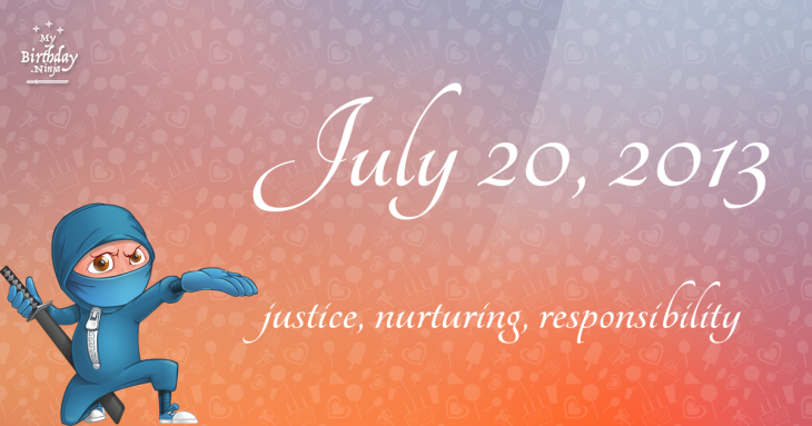 July 20, 2013 Birthday Ninja