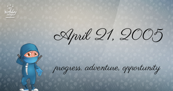 April 21, 2005 Birthday Ninja