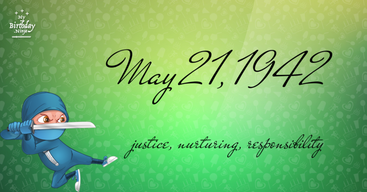May 21, 1942 Birthday Ninja