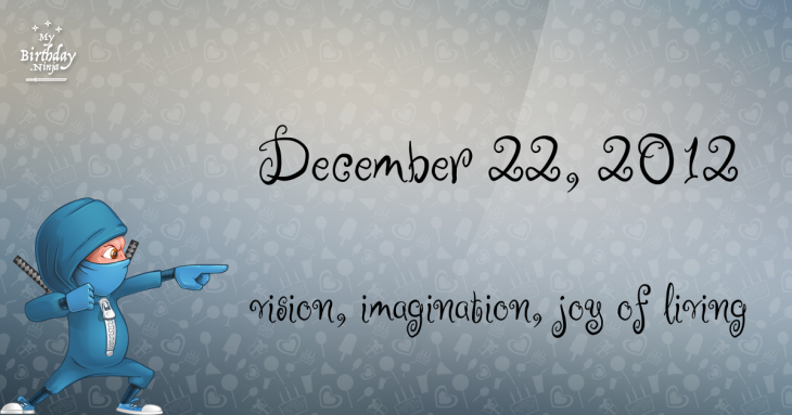 December 22, 2012 Birthday Ninja