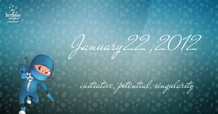January 22, 2012 Birthday Ninja