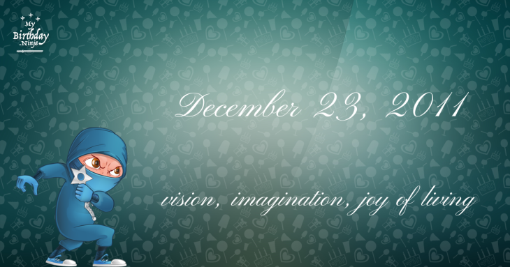 December 23, 2011 Birthday Ninja