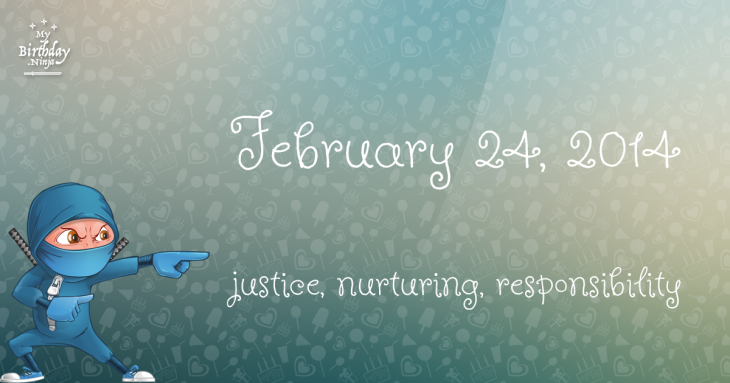 February 24, 2014 Birthday Ninja