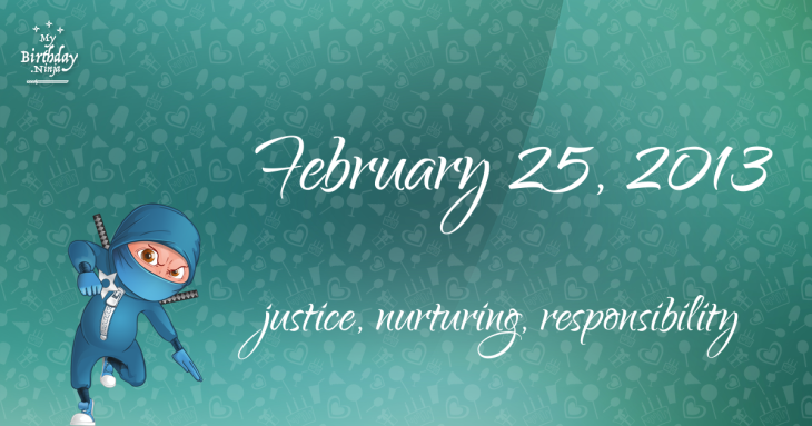 February 25, 2013 Birthday Ninja