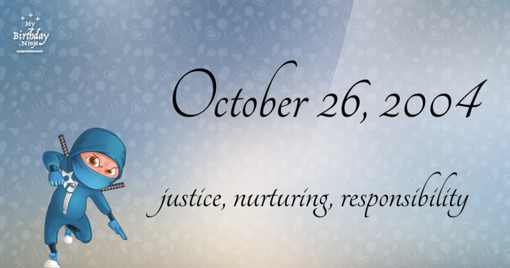 October 26, 2004 Birthday Ninja