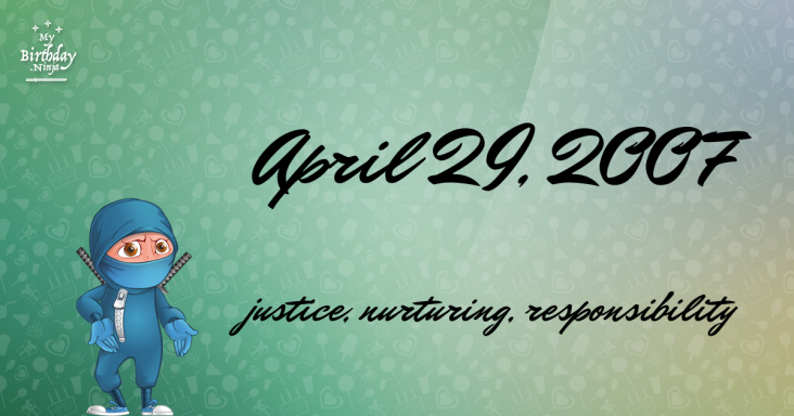April 29, 2007 Birthday Ninja