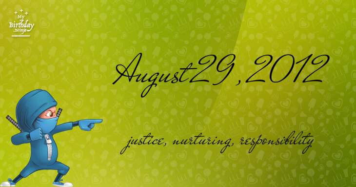 August 29, 2012 Birthday Ninja