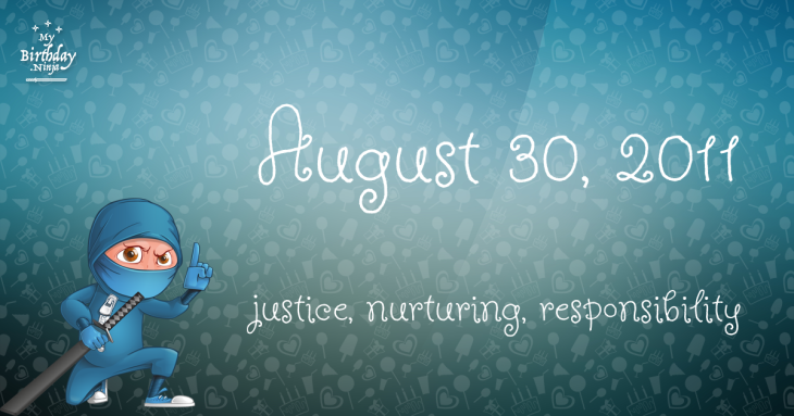 August 30, 2011 Birthday Ninja