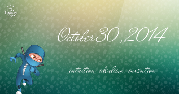 October 30, 2014 Birthday Ninja