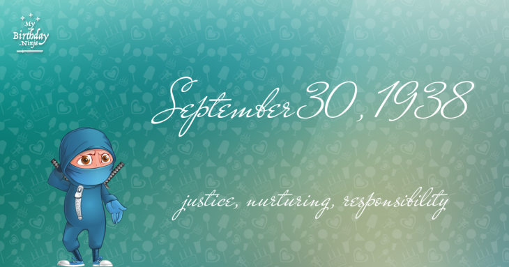 September 30, 1938 Birthday Ninja