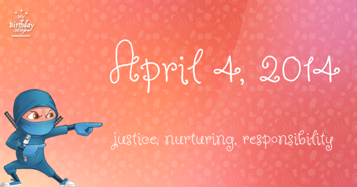 April 4, 2014 Birthday Ninja
