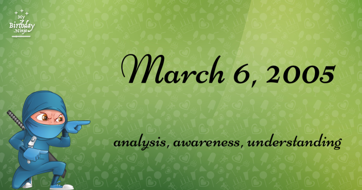 March 6, 2005 Birthday Ninja