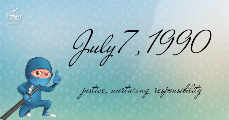 July 7, 1990 Birthday Ninja