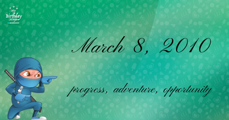 March 8, 2010 Birthday Ninja