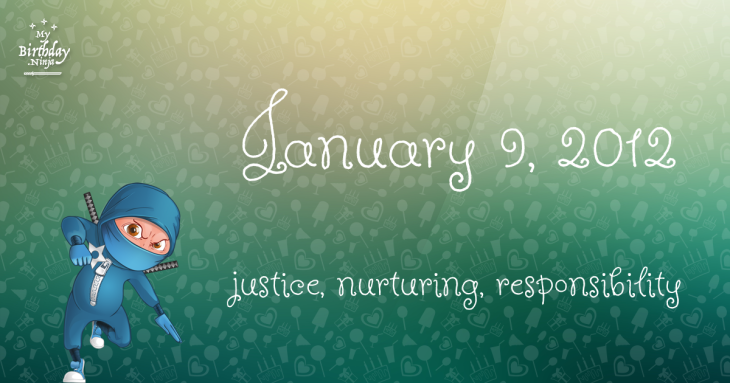 January 9, 2012 Birthday Ninja