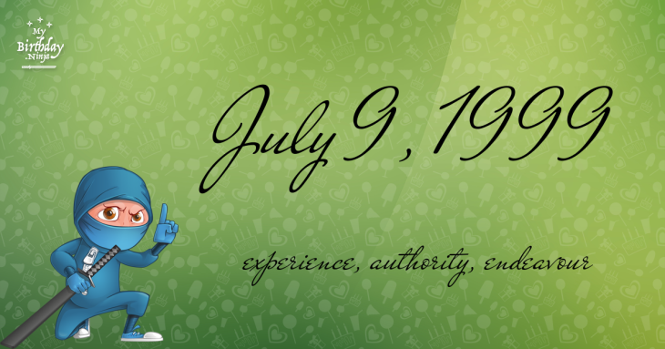July 9, 1999 Birthday Ninja