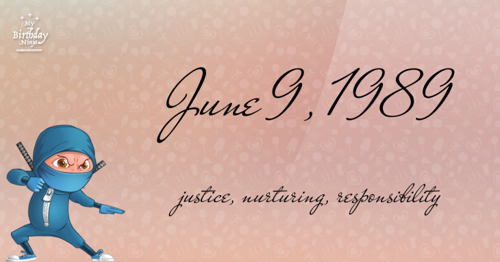 June 9, 1989 Birthday Ninja