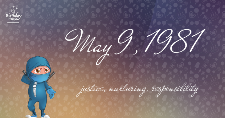 May 9, 1981 Birthday Ninja