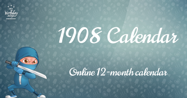 1908 Calendar
