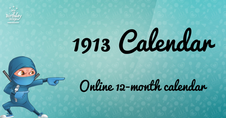 1913 Calendar