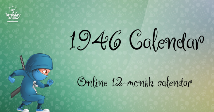 1946 Calendar