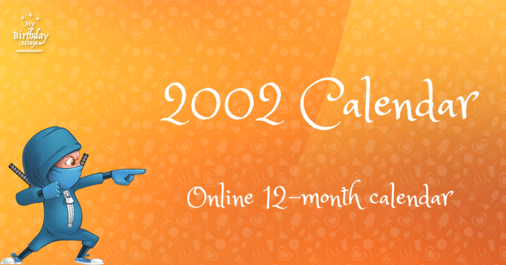 2002 Calendar
