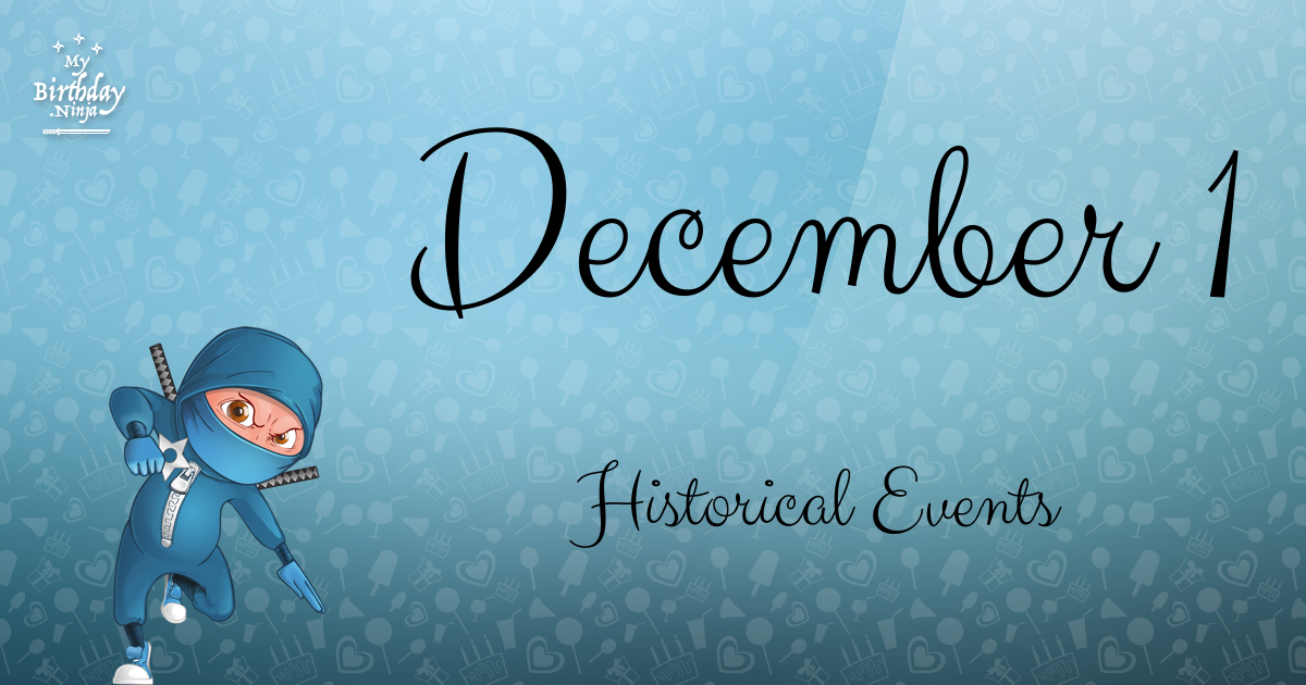 December 1 Events Birthday Ninja Poster