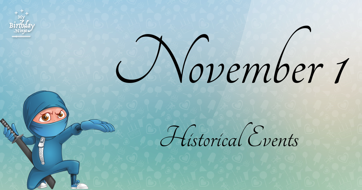 November 1 Events Birthday Ninja Poster