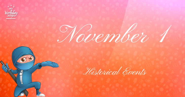November 1 Birthday Events Poster