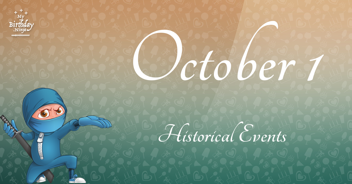 October 1 Events Birthday Ninja Poster