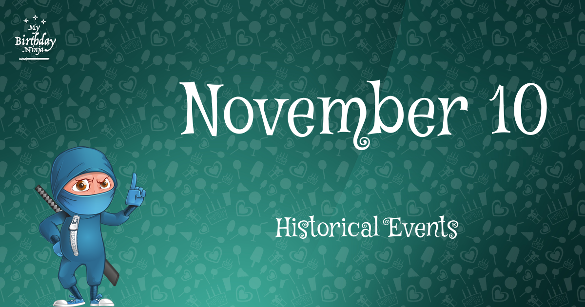 November 10 Events Birthday Ninja Poster