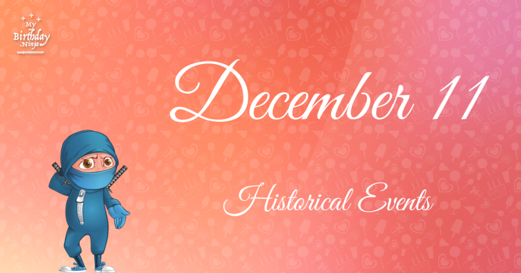 December 11 Birthday Events Poster