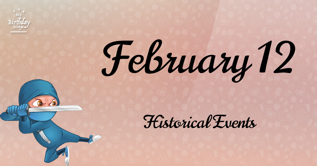 February 12 Events Birthday Ninja Poster