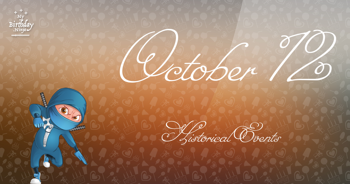 October 12 Events Birthday Ninja Poster